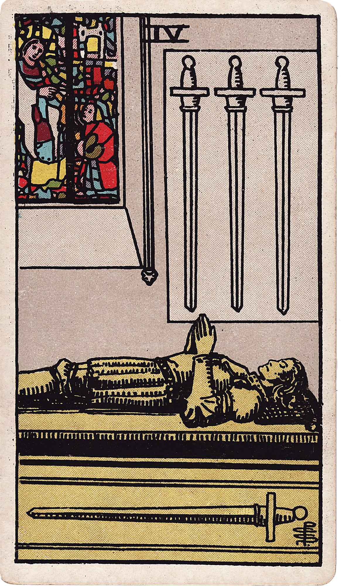 4 of Swords Tarot card